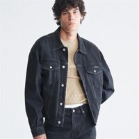 Áo Khoác Jean Calvin Klein, Màu Đen Mài