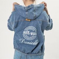 Áo khoác jean có mũ chống nắng Daniel form vừa size 40-62kg hỗ trợ kiểm hàng Matasport