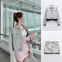 ÁO KHOÁC JEAN DÁNG LỬNG ZARA XUẤT