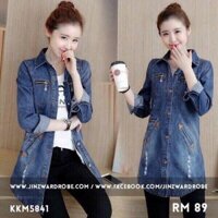 ÁO KHOÁC JEAN FORM DÀI