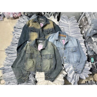 Áo Khoác Jean Lửng Croptop Cá Tính Cho Nữ - AL384
