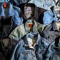 ÁO KHOÁC JEAN MỸ 2HAND UNISEX NAM NỮ (DENIM JACKET 2hand)