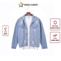 Áo khoác Jean nam chống nắng basic cá tính Model fashion AKJ2022