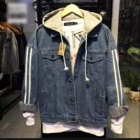 Áo khoác jean nam có nón  nhập khẩu cao cấp size M,L,XL