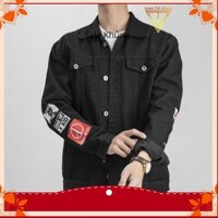 Áo khoác jean nam G-dragon, áo khoác bò nam thời trang phong cách trẻ trung năng động AKB5 tan.shop2