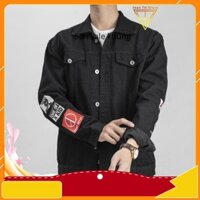 Áo khoác jean nam G-dragon, áo khoác bò nam thời trang phong cách trẻ trung năng động AKB5 blue_shop8