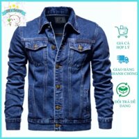 Áo khoác jean nam lịch lãm 68's Store cao cấp form body phong cách thời trang jean đơn giản sang trọng - Hàng mới về