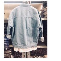 ÁO KHOÁC JEAN NAM - NỮ XANH NHẠT6