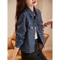 Áo Khoác Jean Ngắn Tay Dài Phong Cách Mới Mùa Thu [20% off]