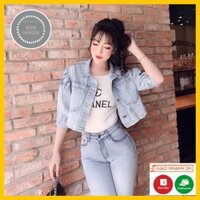 Áo Khoác Jean Nữ , Áo Khoác Cao Cấp L93