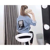 Áo khoác jean nữ cao cấp thời trang 2018 ms85