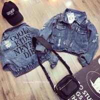 ÁO KHOÁC JEAN NỮ CHẤT BÒ ĐỘC ĐÁO MẪU MỚI PHONG CÁCH TRẺ TRUNG 278