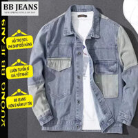 Áo khoác jean nữ form rộng túi KC Diamond BB Jeans FORM RỘNG đủ size M-L-XL 40-75kg