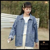 Áo khoác jean nữ Vanstop-MGirls cao cao cấp form 40-58kg Panda.