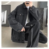 Áo khoác jeans nam chơi tết đẹp cao cấp dày dặn hàng chuẩn shop phong cách Hàn Quốc