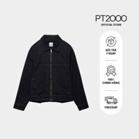 Áo khoác jeans nam PT2000, chất jean cao cấp, dày dặn, form suông (AJM-032)