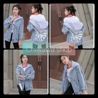 Áo khoác jeans nữ có nón chống nắng thời trang cao cấp MC Righ giá rẻ