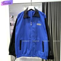 Áo Khoác Kaki B.M.O Nam Nữ Ulzzang Unisex 2 Lớp Form Rộng Thể Thao - XANH - XL 60-70kg