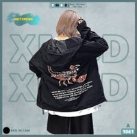 Áo Khoác Kaki Bomber Jackets Hàng Unisex (2 Lớp) BÒ CẠP NẰM - AK1061 A