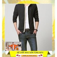 Áo Khoác Kaki Cao Cấp Thu Đông Dày Mềm Mịn 2 Lớp, áo khoác kaki hàn quốc nữ nam