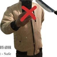 Áo khoác kaki chống dao, kiếm, đạn hoa cải vật liệu mới, áo khoác chống dao mềm, nhẹ linh hoạt