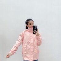 Áo khoác kaki hộp nữ có mũ hai túi KK06 -tva