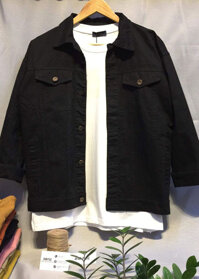 Áo khoác kaki jean Nam UNISEX - 6 màu căn bản  - VÀNG - L