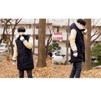 Áo Khoác kaki lót lông dáng dài Korea