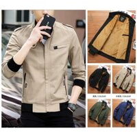 Áo Khoác Kaki Lót Lông Nam Cổ Trụ Cao Cấp Bo Thun Xịn Mịn Có Túi Trong Cực Kỳ Tiện Lợi Hoco131 131 - Hàng mới về