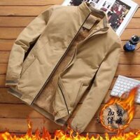 Áo Khoác kaki  lót lông nam QC cao cấp