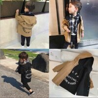 Áo khoác kaki mặc 2 mặt cho bé
