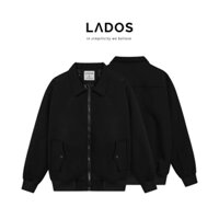 Áo khoác kaki nam cổ bẻ LADOS-2121 chất kaki cao cấp lót dù chống nắng giữ ấm form basic dễ phối đồ