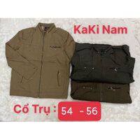 ÁO KHOÁC KAKI NAM CỔ TRỤ HÀNG QC