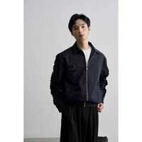 Áo khoác kaki nam màu xanh than tay cách điệu Bella Jacket