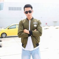 Áo Khoác Kaki Nam Màu Xanh Rêu