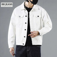 Áo khoác KAKI nam nữ basic AK001, mẫu áo jacket cổ bẻ phối thường ngày công sở đường phố BB Jeans