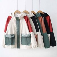 Áo khoác Kaki Nam Nữ Form Rộng HOT TREND ( kèm hình thật)