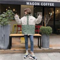 Áo khoác Kaki Nam Nữ Form Rộng (kèm hình thật )
