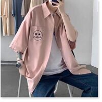 Áo khoác kaki nam nữ kiểu form rộng cực đẹp phong cách cho các bạn trẻ KHANH AN FASHION - L,TRẮNG