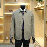 Áo khoác Kaki nam trung niên ZERO-ALL - Màu xám size XL