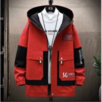 ÁO KHOÁC KAKI NAM TÚI HỘP CÓ MŨ CỰC ĐẸP THỜI TRANG NAM HÀN QUỐC