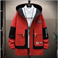 ÁO KHOÁC KAKI NAM TÚI HỘP CÓ MŨ CỰC ĐẸP THỜI TRANG NAM HÀN QUỐC ILOVECARE