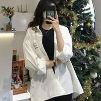 Áo Khoác Kaki Nhung Nữ - Áo Khoác Gió Nhung Tăm 3 Màu Siêu Hot - TRẮNG