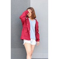 Áo Khoác Kaki nữ Cao Cấp Hàn Quốc HAKK202