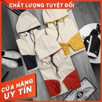 Áo khoác kaki nữ có mũ dây rút in chữ Inspire Before KK04 _HOTTREND