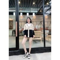 Áo Khoác Kaki Nữ Kaheman Túi Chéo