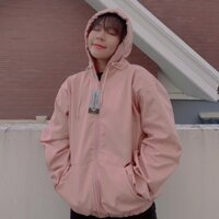 Áo Khoác Kaki Nữ Trơn 2 Lớp Có Mũ