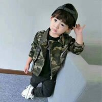 Áo khoác kaki rằn ri siêu cá tính