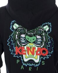 Áo Khoác Kenzo Đen Hổ Xanh Lá 5Bl721 4Xa99