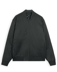 Áo khoác khaki 2 lớp chần bông cổ bomber thêu logo mặt sau GWCJ503